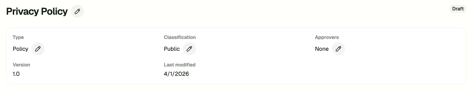 Inline Document Details screenshot